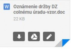 oznámenie o držbe